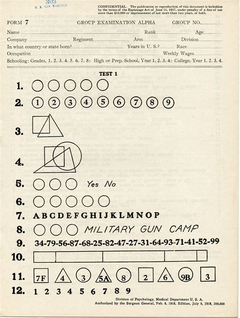 What is the military IQ test?