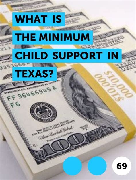What is the minimum child support in Texas?
