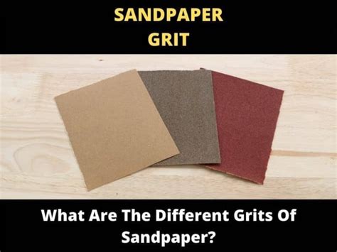 What is the minimum grit sandpaper?