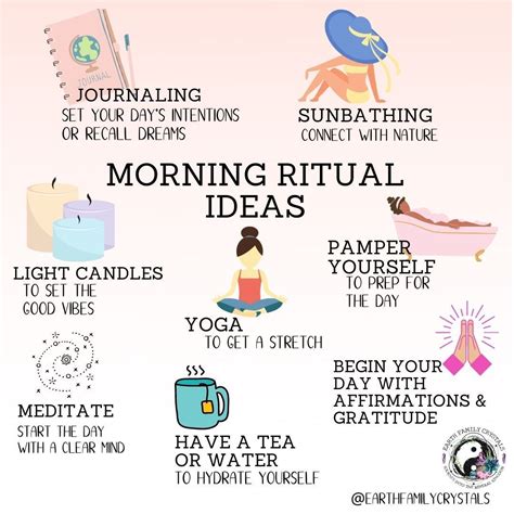 What is the morning ritual?
