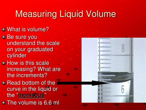 What is the most accurate measure of volume?