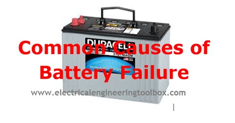 What is the most common cause of battery failure?