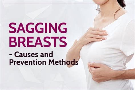What is the most common cause of breast sagging?