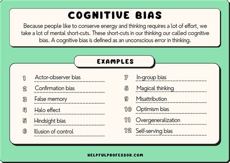 What is the most common example of bias?