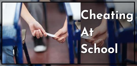 What is the most common form of cheating in schools?