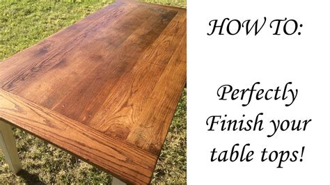 What is the most durable wood finish for a table?