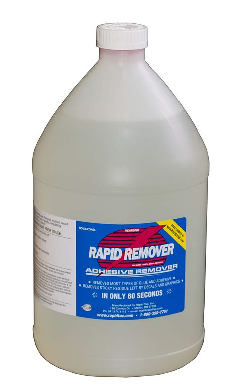 What is the most effective adhesive remover?