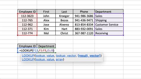 What is the most efficient lookup in Excel?