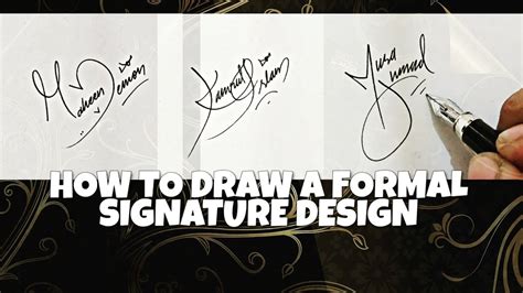 What is the most formal signature?