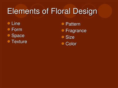 What is the most important element in floral design?