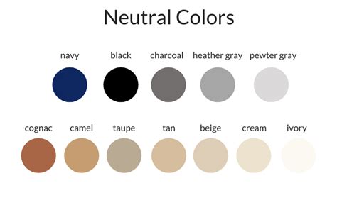 What is the most neutral color?