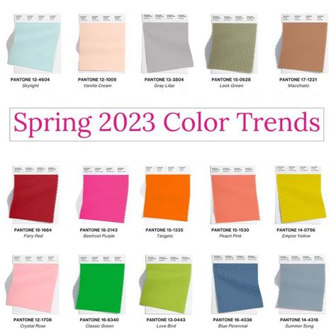 What is the most popular color for 2023?