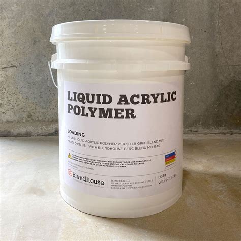 What is the name of acrylic polymer liquid?