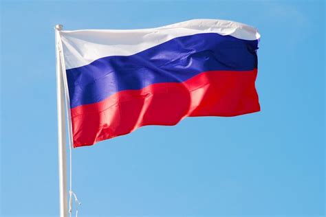 What is the national flag of Russia?