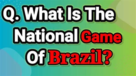 What is the national game of Brazil?