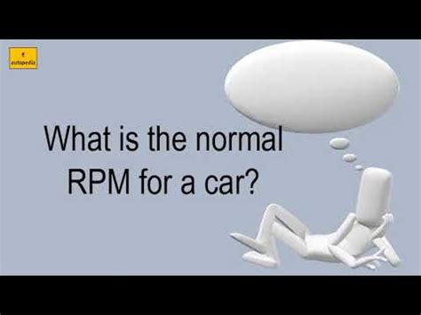 What is the normal RPM range?