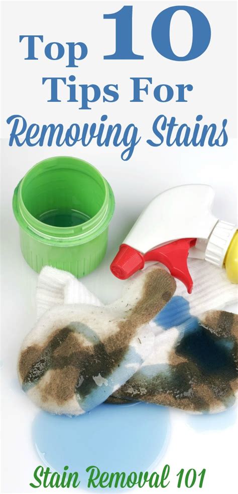 What is the number one rule of stain removal?