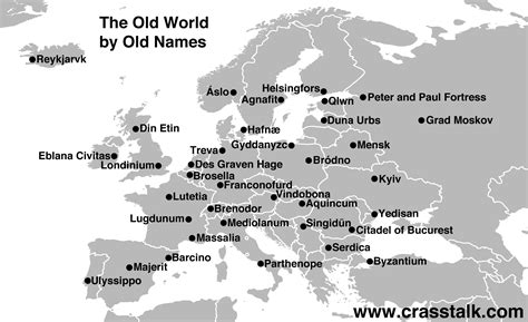 What is the old name for Europe?