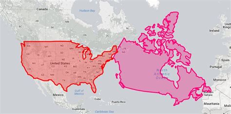 What is the only country bigger than Canada?