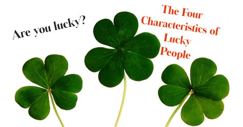 What is the opposite of lucky people?