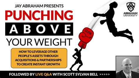 What is the opposite of punching above your weight?