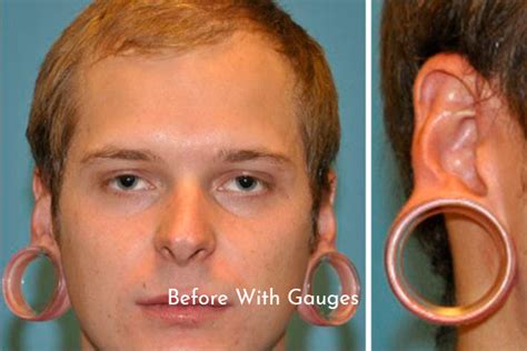 What is the origin of ear gauges?