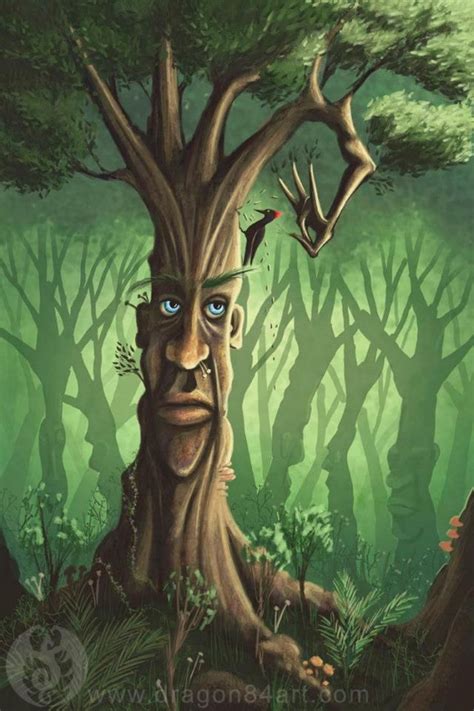 What is the origin of the talking tree?