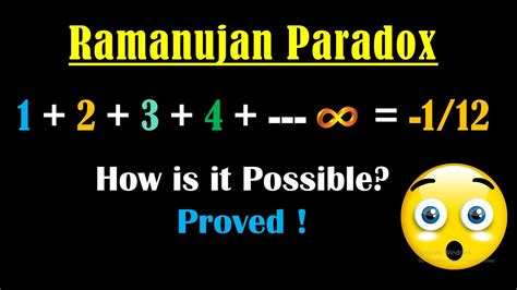 What is the paradox of Ramanujan?