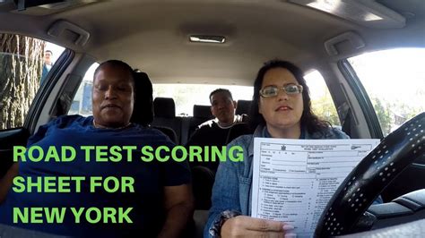 What is the passing score for road test in NY?