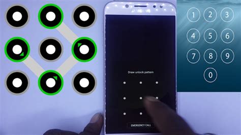 What is the pattern code for Samsung unlock?
