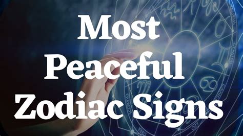 What is the peaceful zodiac?