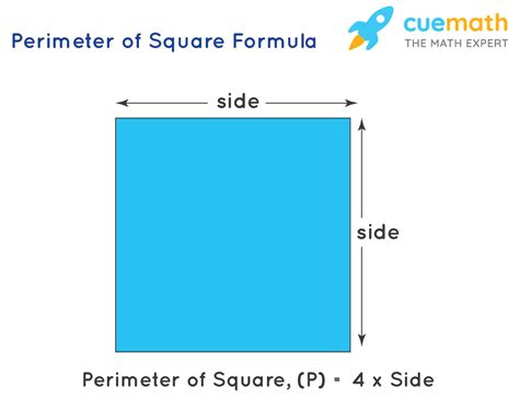 What is the perimeter of a 4 cm square?