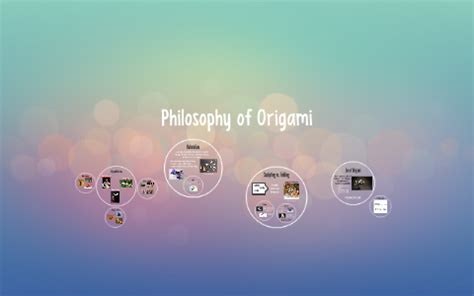 What is the philosophy of origami?