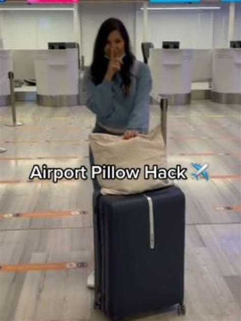 What is the pillowcase hack for the airport?