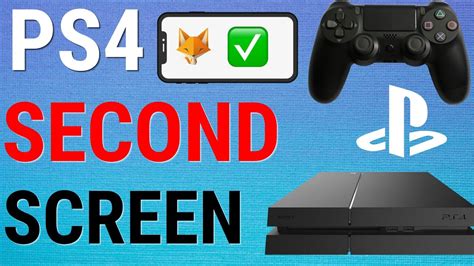 What is the point of PS4 second screen?