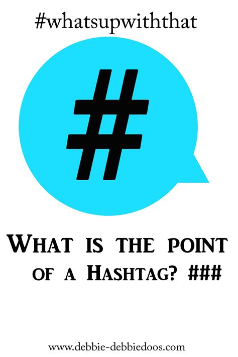 What is the point of a hashtag?