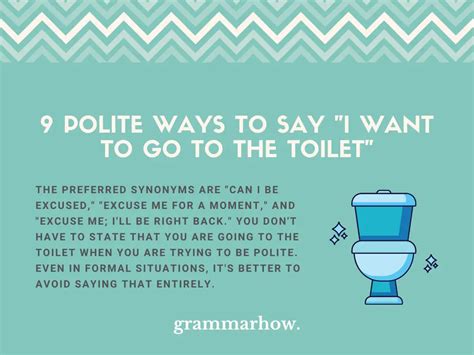 What is the polite way to say toilet?