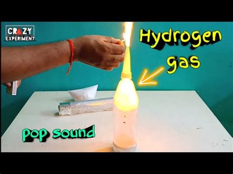 What is the pop sound of hydrogen activity?