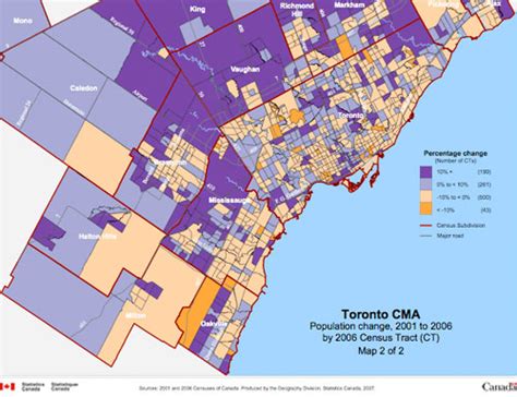 What is the population of Toronto vs GTA?