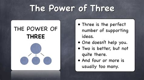 What is the power of 3 in English?