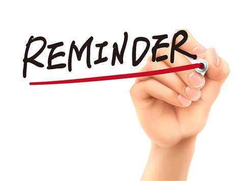 What is the power of reminders?