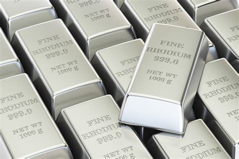 What is the price of 10g rhodium?