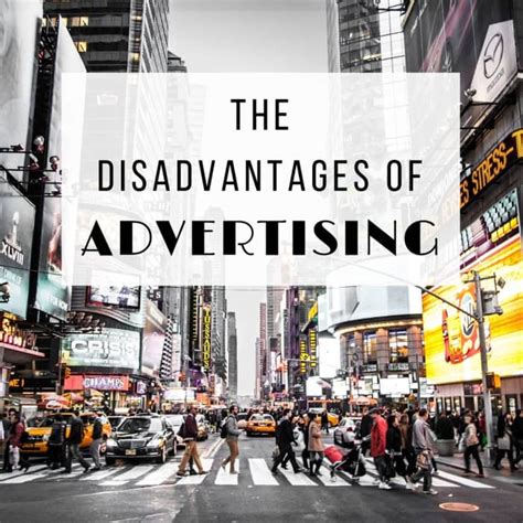 What is the primary disadvantage of advertising?