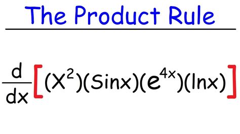 What is the product rule for dummies?