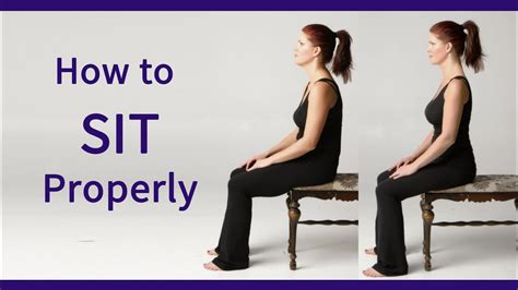 What is the proper way for a girl to sit?