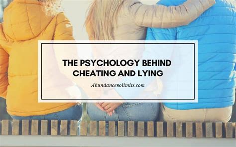 What is the psychology behind cheating?