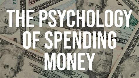 What is the psychology of spending money?