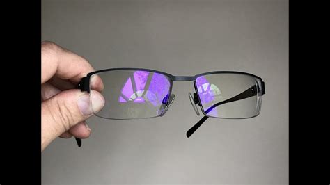 What is the purple reflection on my glasses?