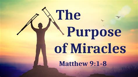 What is the purpose of miracles in the Bible?