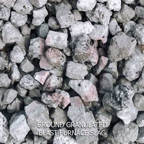 What is the raw material of blast furnace slag?
